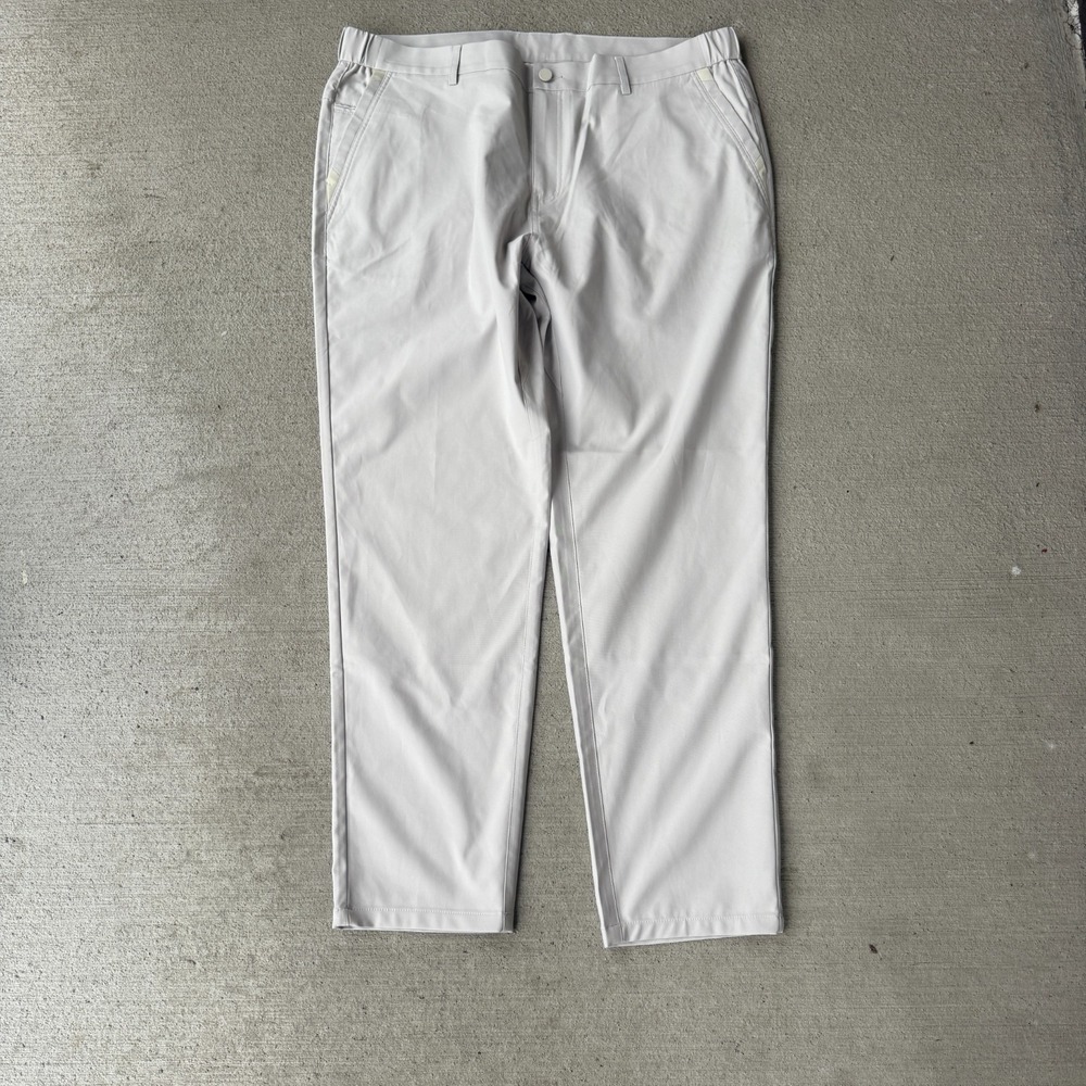 Jack Archer Mens Trousers Modern Pants Stone White Stretch Performance 38/30